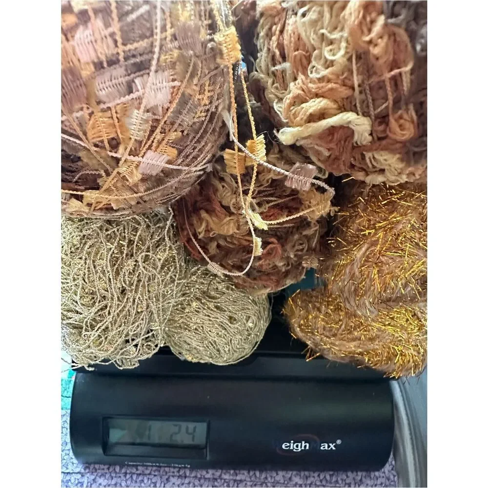 Yarn Bundle Gold Decorative Party Yarn Multipack